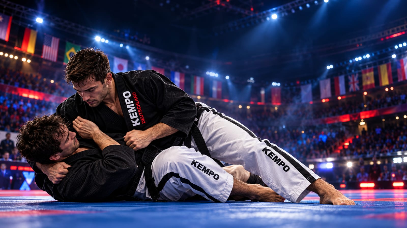 Bodenkampf im Kempo
