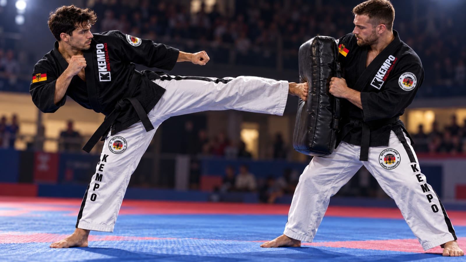 Kempo-Training mit Pratze